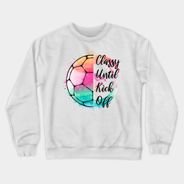 Soccer Girl Futbol Mom Crewneck Sweatshirt by gillys